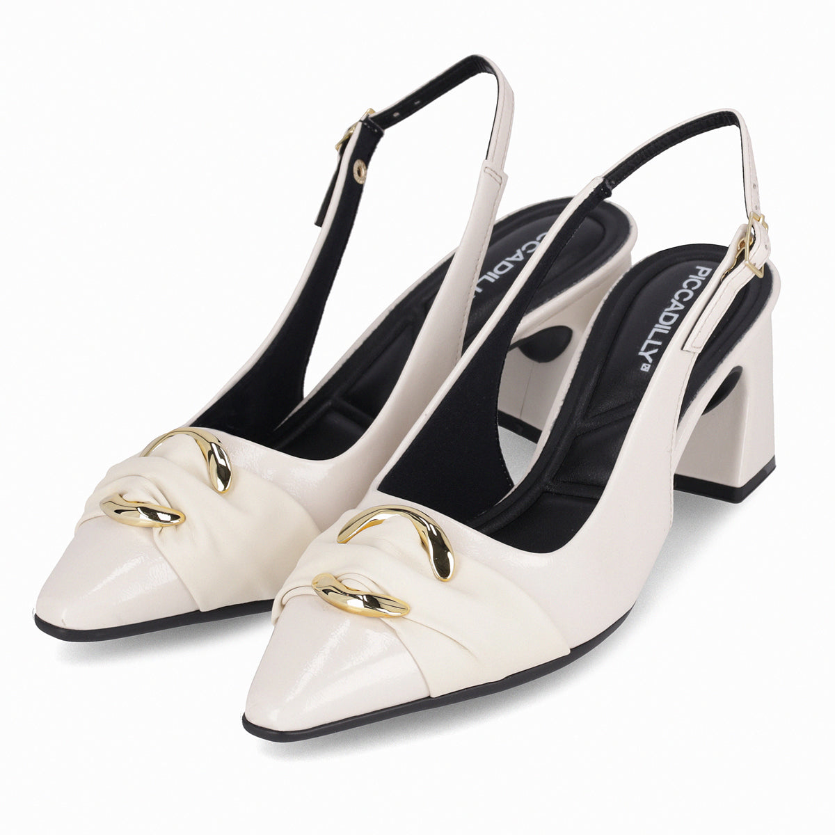 Zapato Irene Dorado/Crema