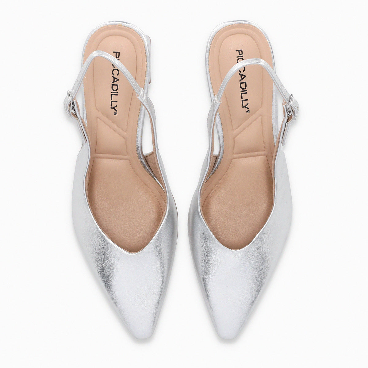 Zapato Irene Plateado