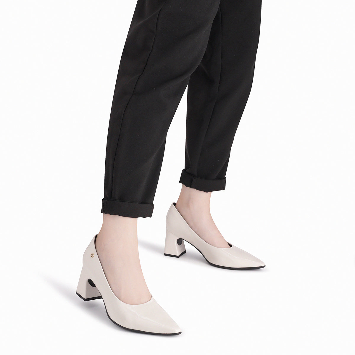 Zapato Irene 292 Crema/Charol
