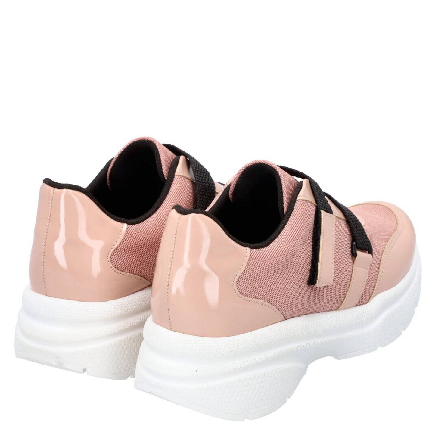 Zapatilla Barbara Rosa/Negro