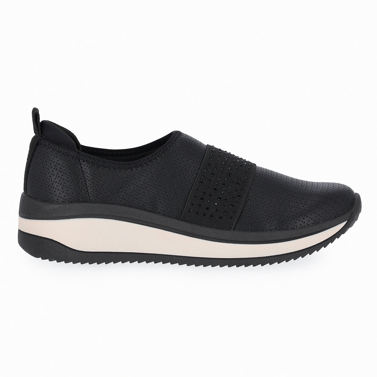 Zapatilla Nadine Glitter Negro