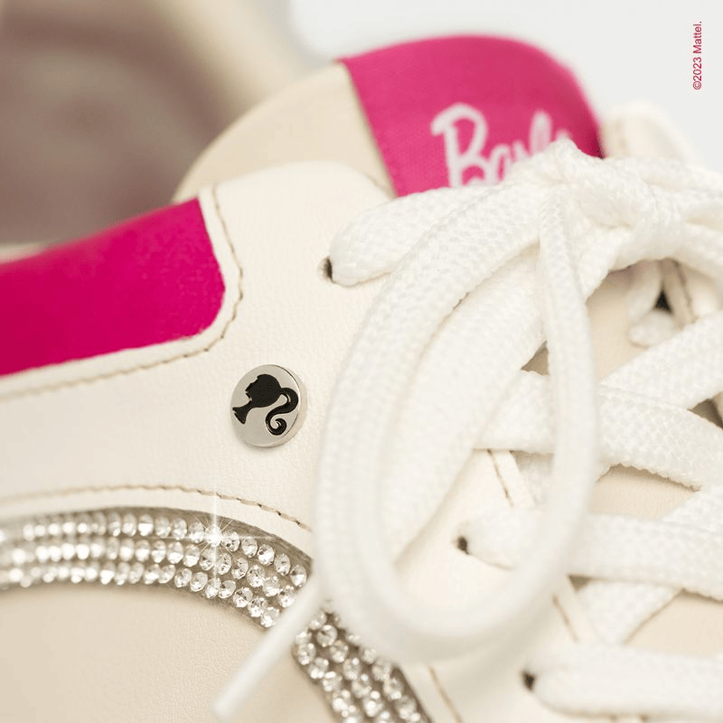 Zapatilla Barbie Rosa/Beige