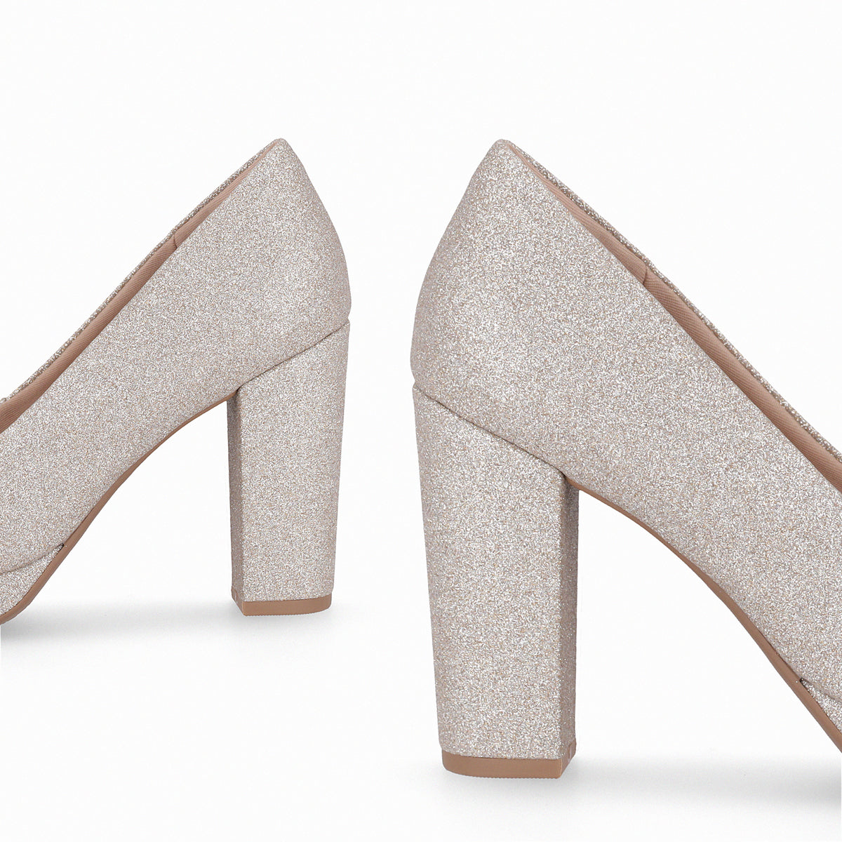 Zapato Evelin Champagne/Glitter