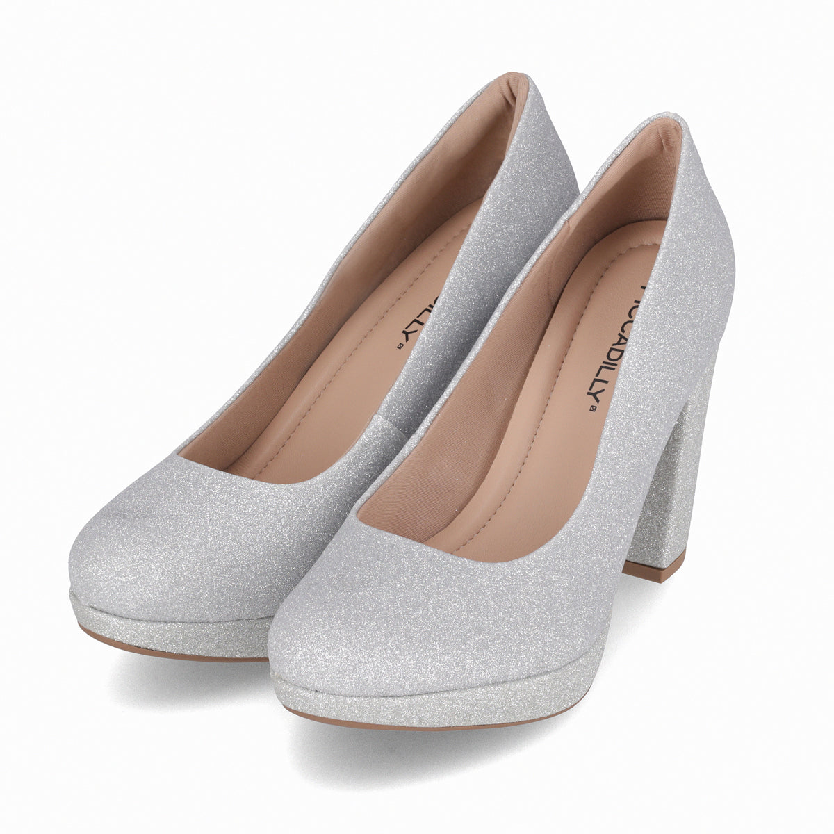 Zapato Evelin Plata/Glitter