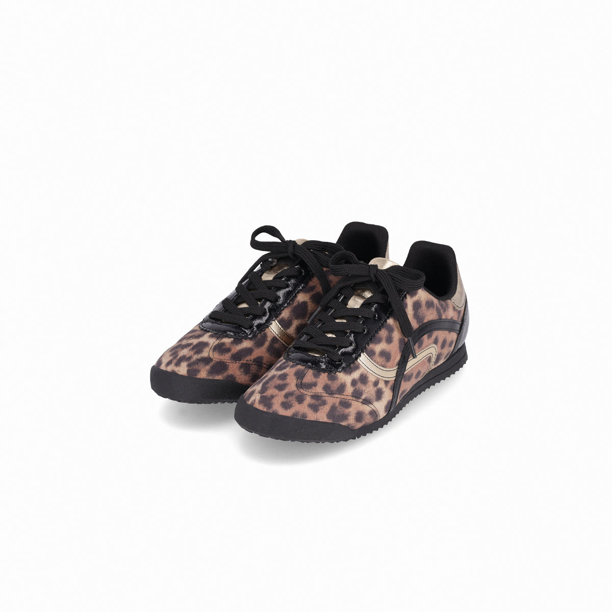 Zapatilla Kelly 775 Negro/Animal Print