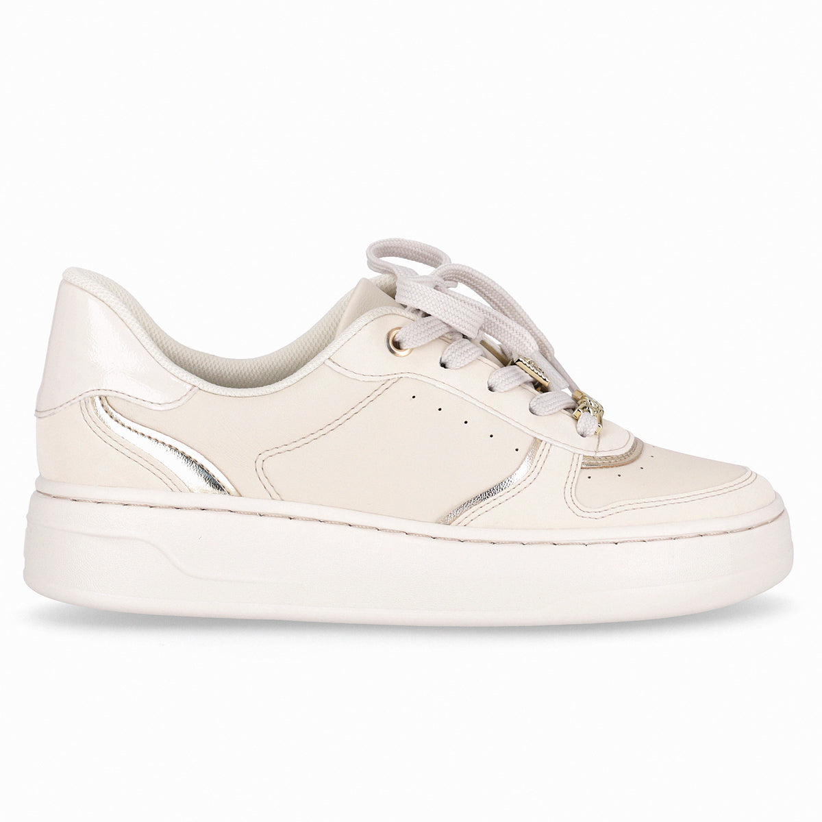 Zapatilla Beatriz Beige/Dorado