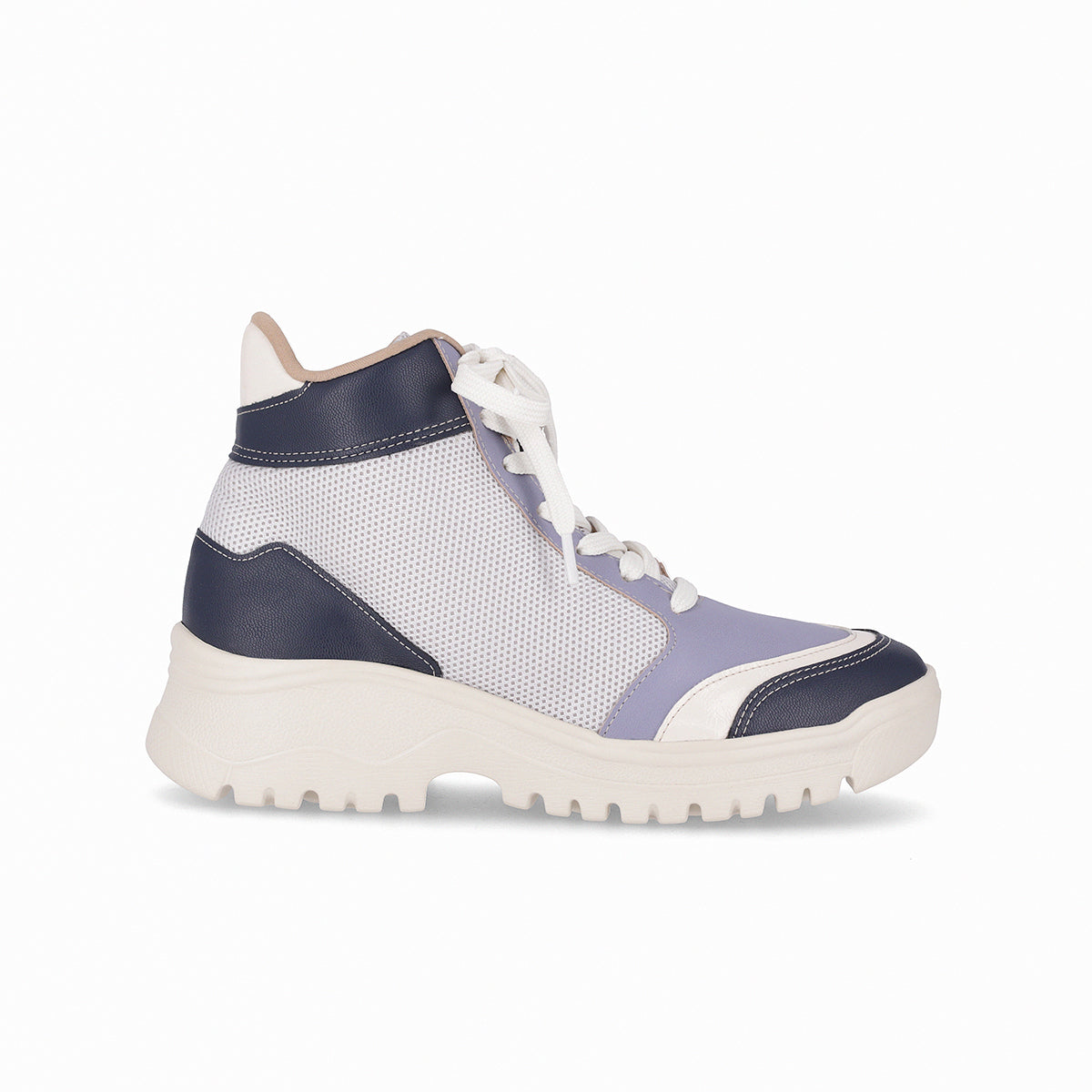 Zapatilla Lana Azul/Natural