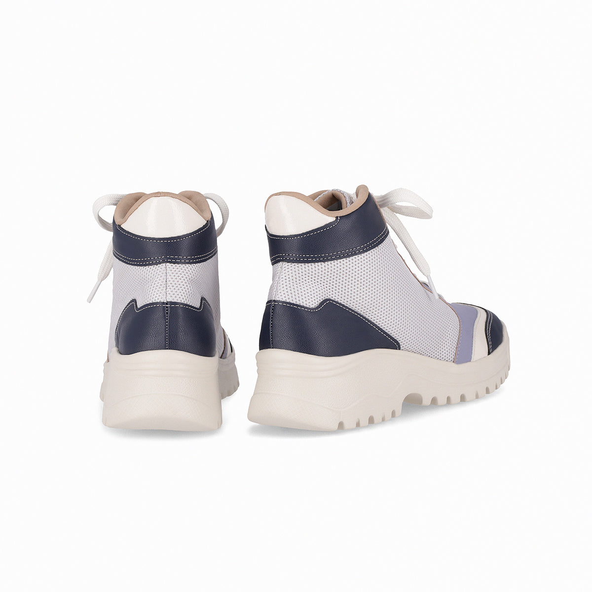 Zapatilla Lana Azul/Natural
