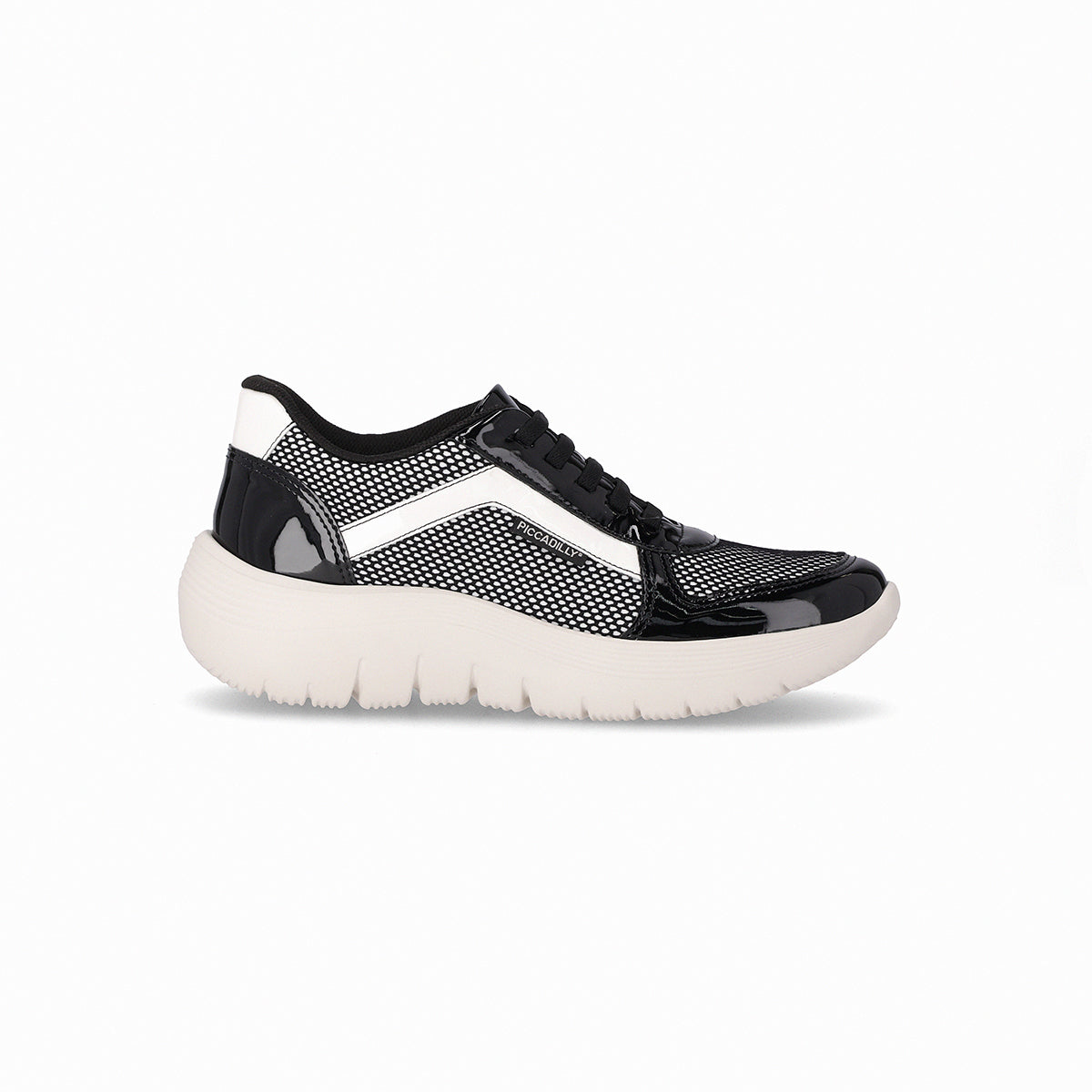 Zapatilla Eliana Negro/Blanco