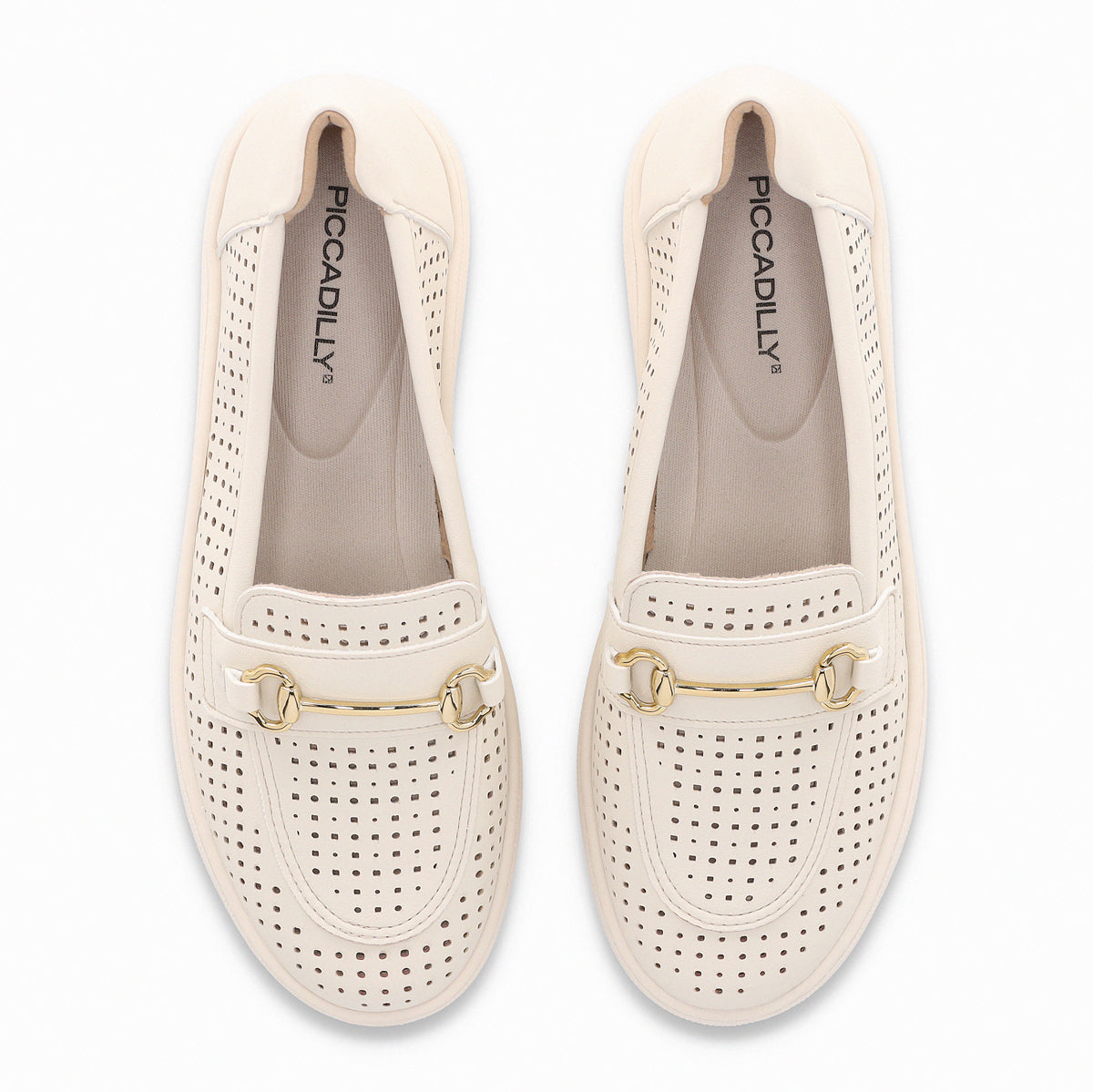 Zapatilla Nici Crema/Dorado