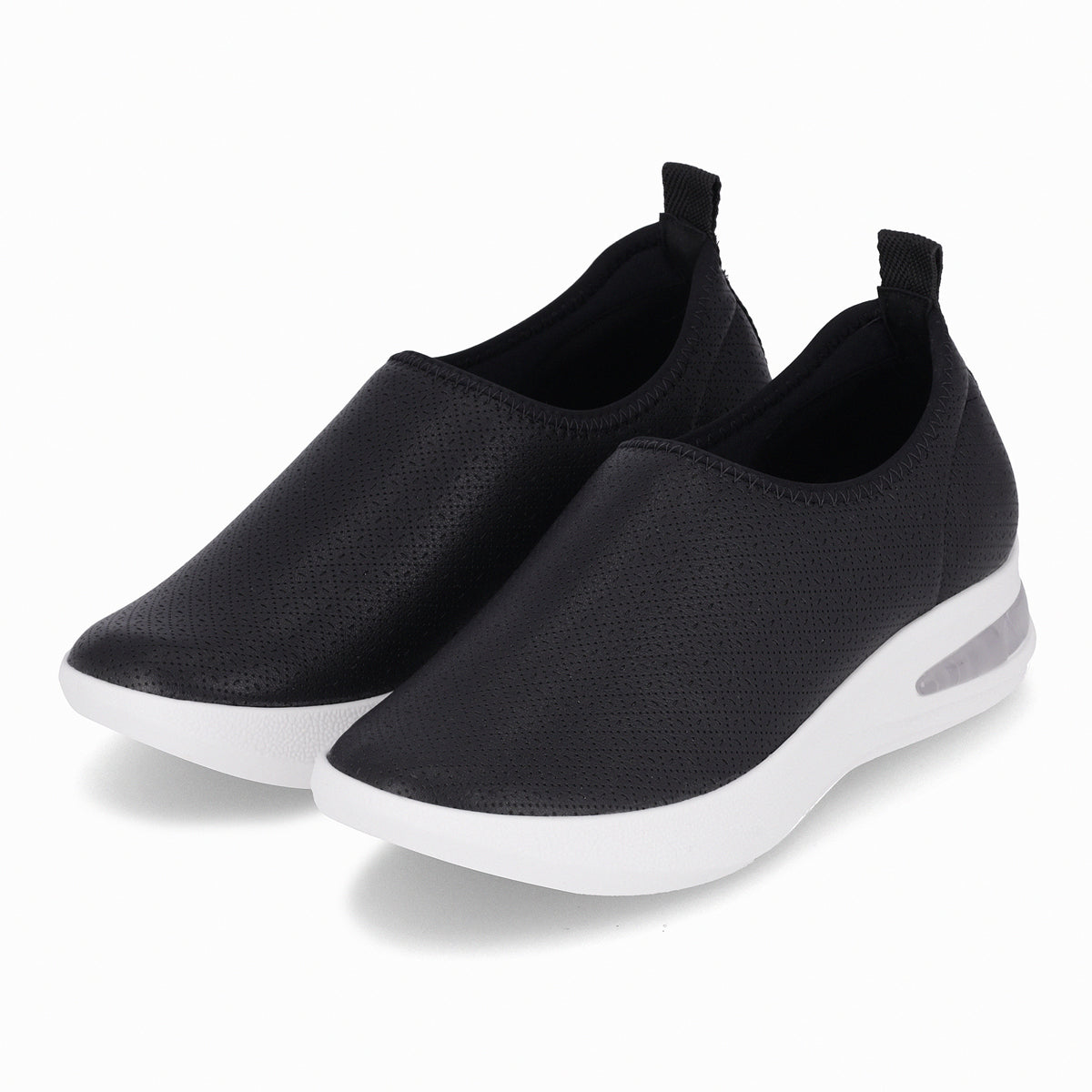 Zapatilla SoftStep Negro Anabela