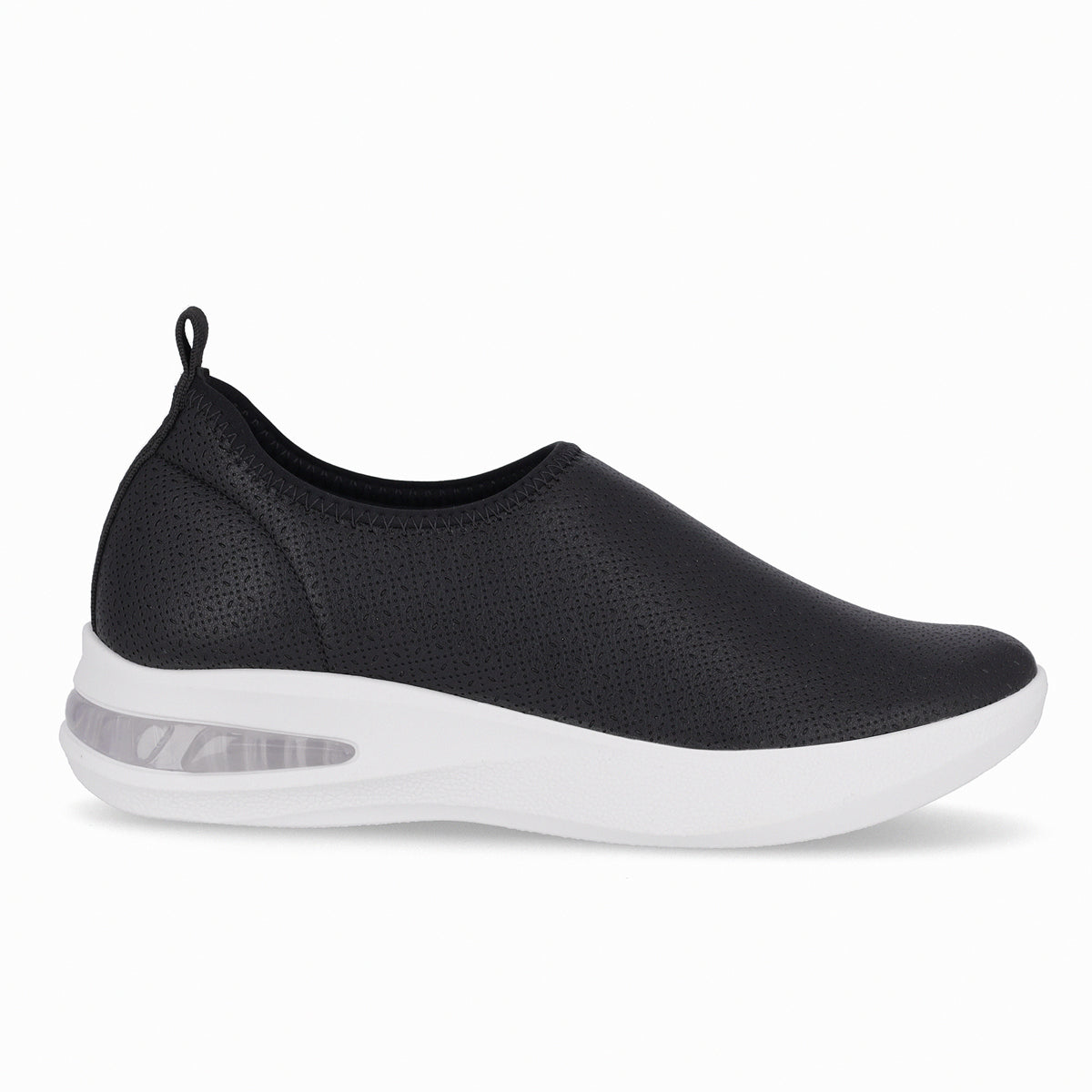 Zapatilla SoftStep Negro Anabela