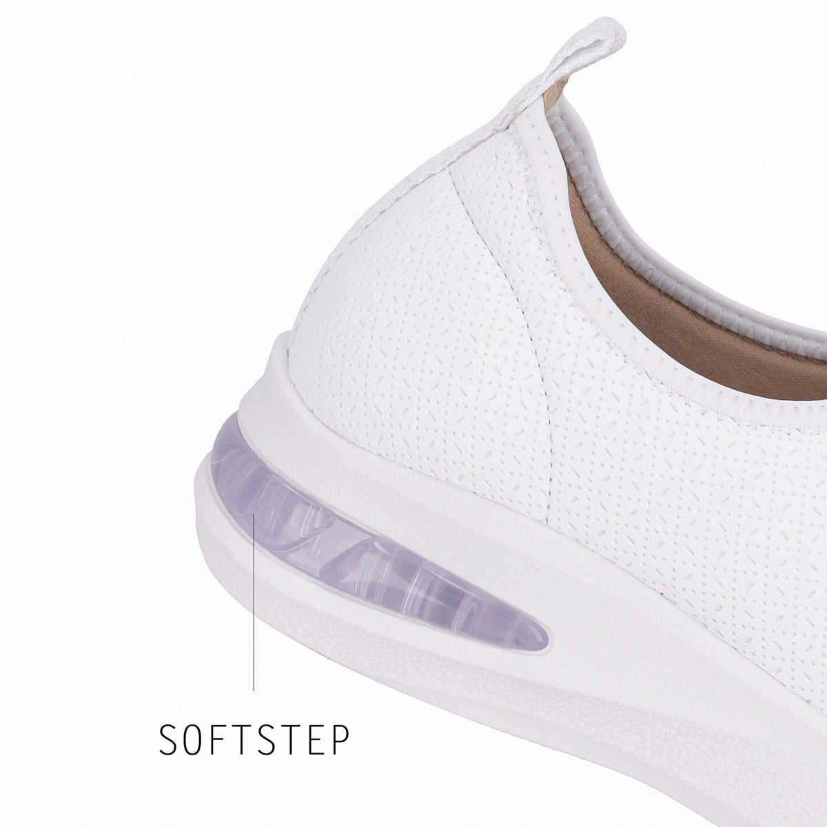 Zapatilla SoftStep Blanco Anabela