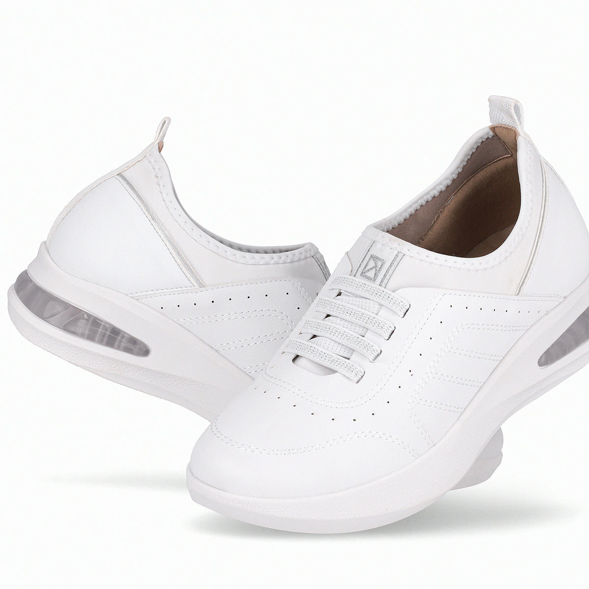 Zapatilla Soft Step Blanco/Elastico