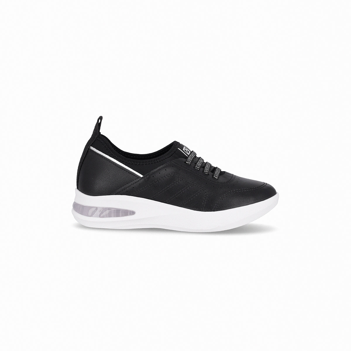 Zapatilla Soft Step Negro/Elastico