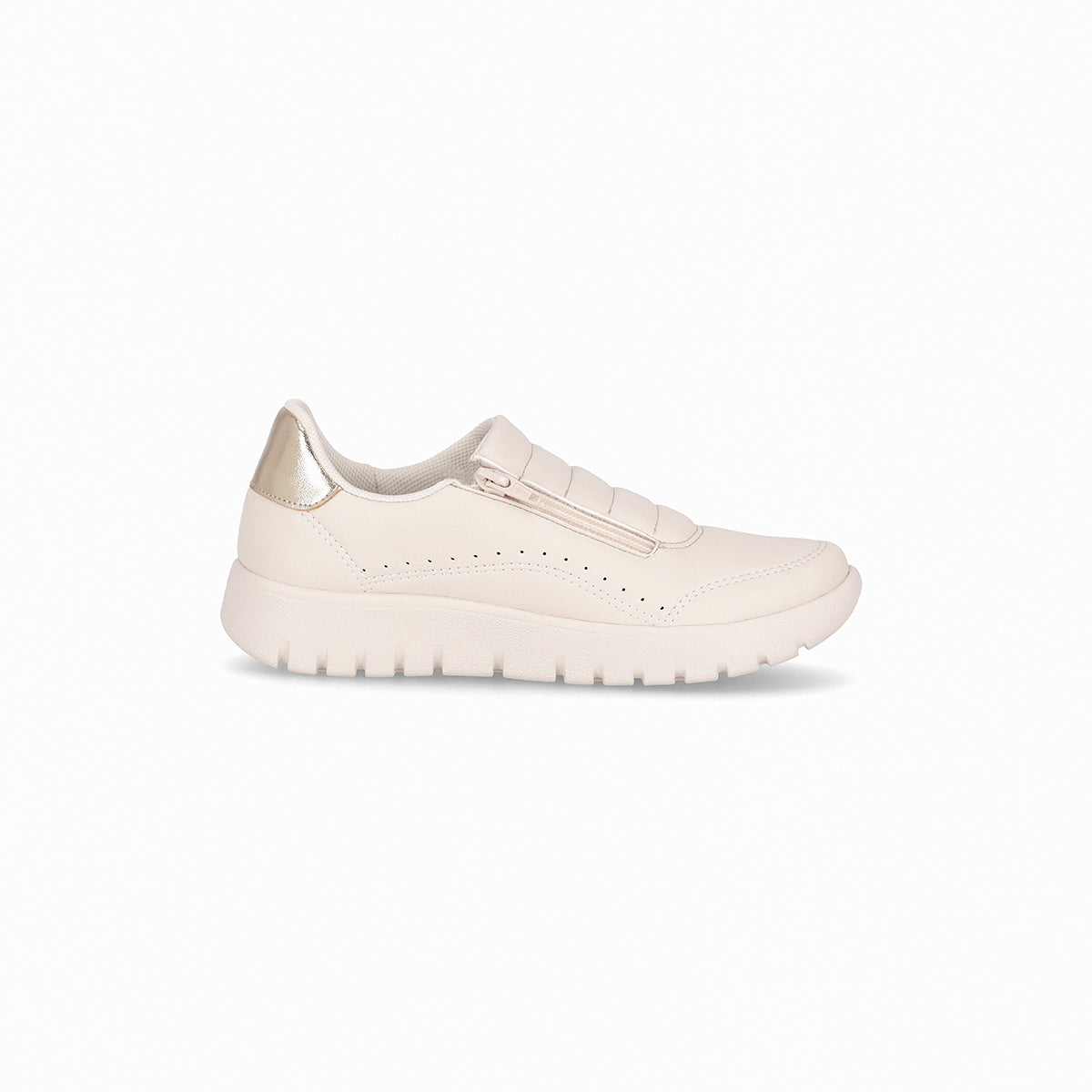 Zapatilla Vicky/Cierre Crema