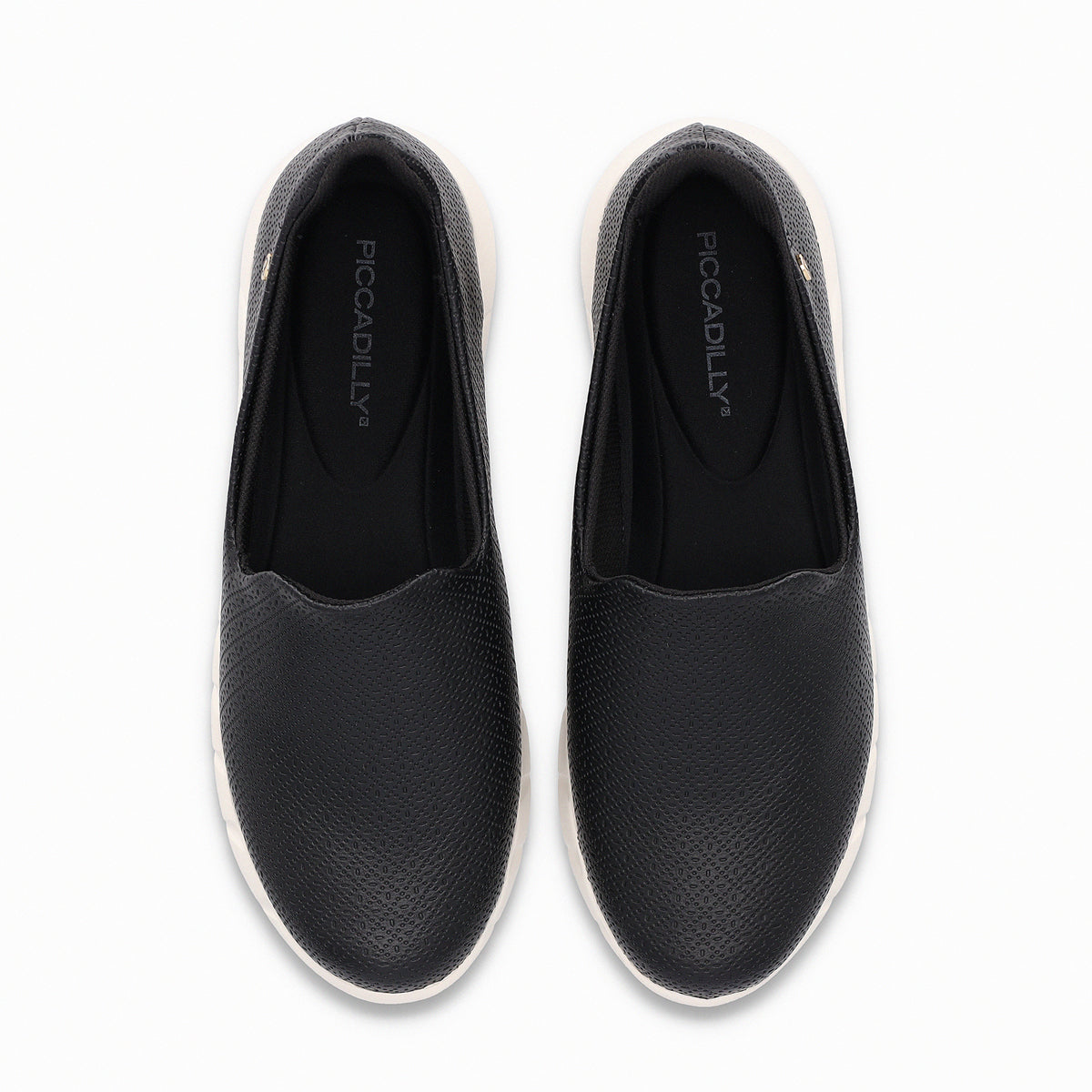 Zapatilla Fabi Negro/Crema