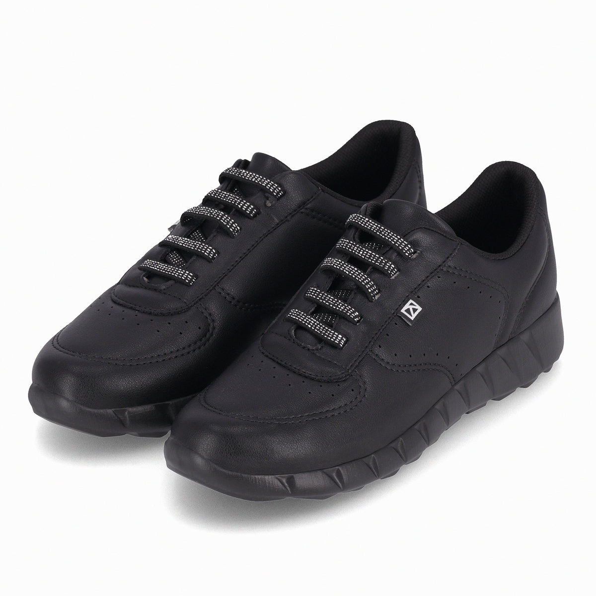 Zapatilla Fabi Negro/Crema 620