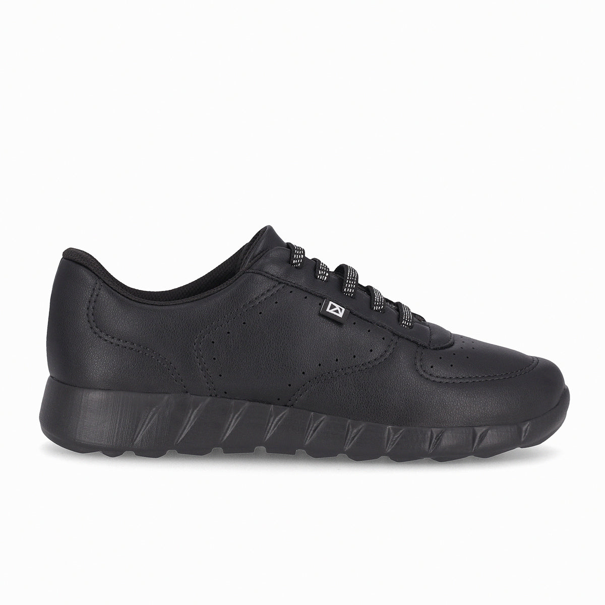 Zapatilla Fabi Negro/Crema 620