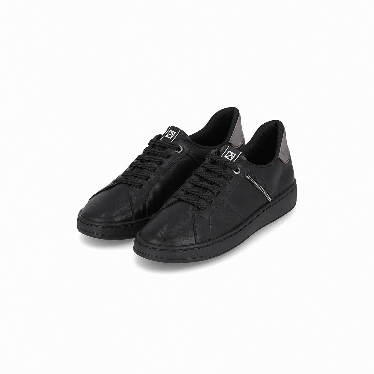 Zapatilla Beta Negro/Peltre