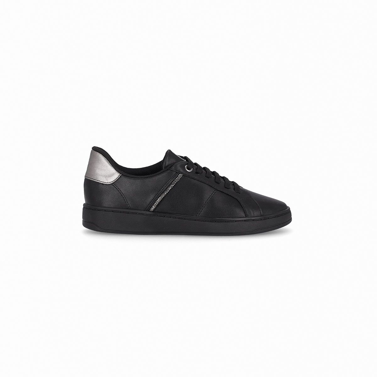 Zapatilla Beta Negro/Peltre