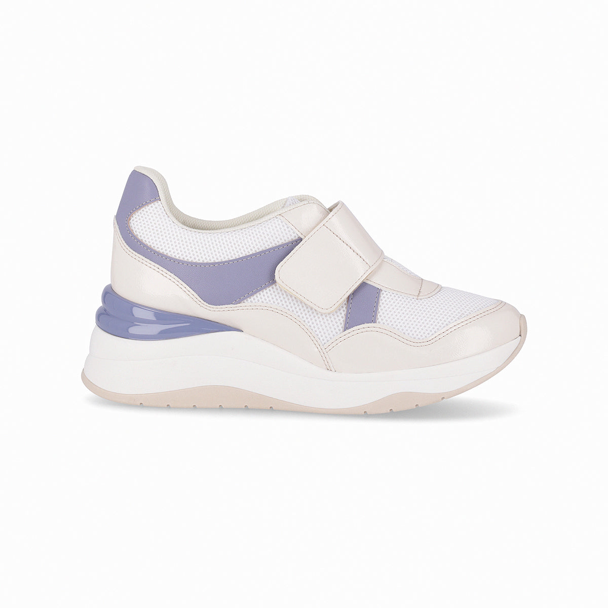 Zapatilla Nina Natural/Lavanda