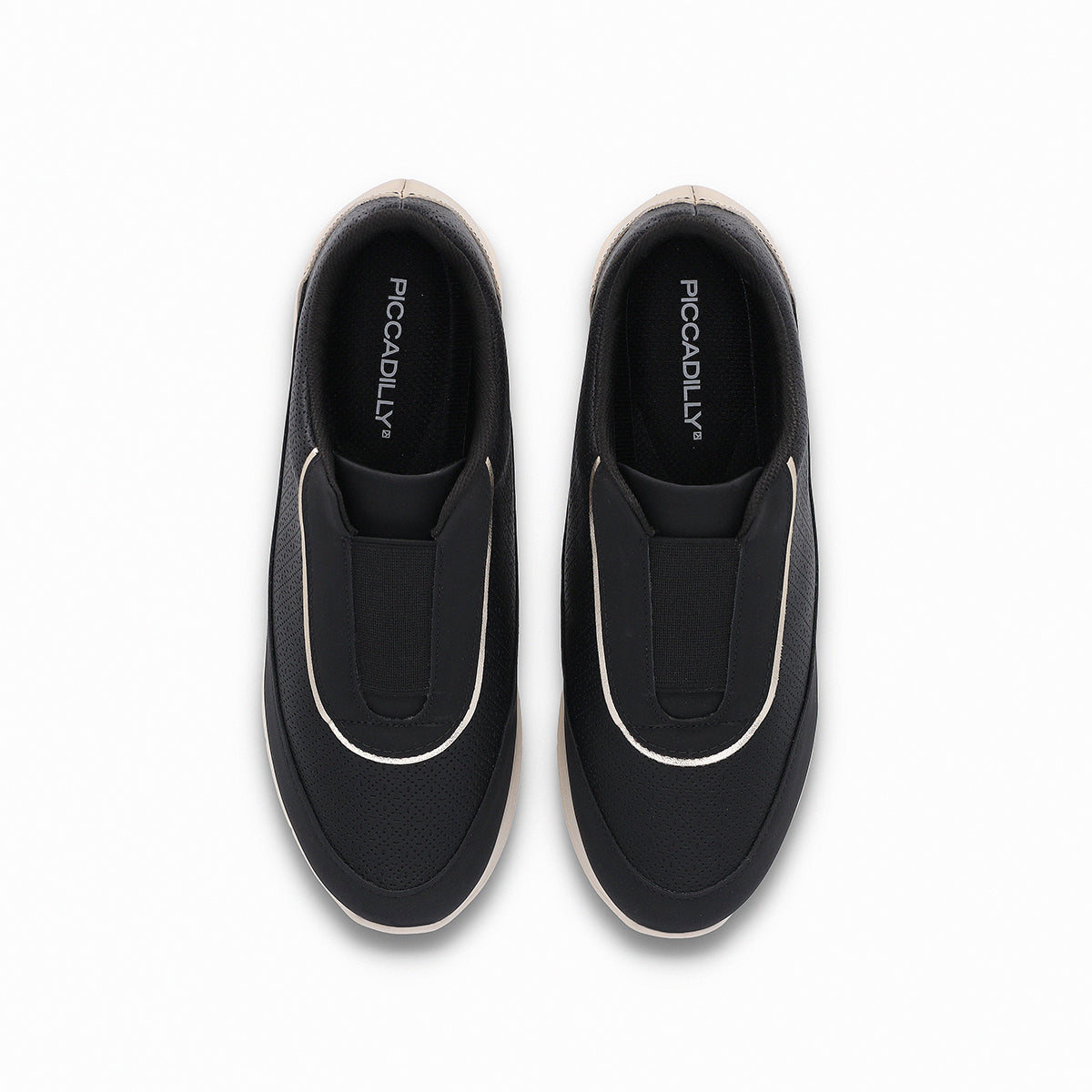 Zapatilla Jessica Dorado/Negro