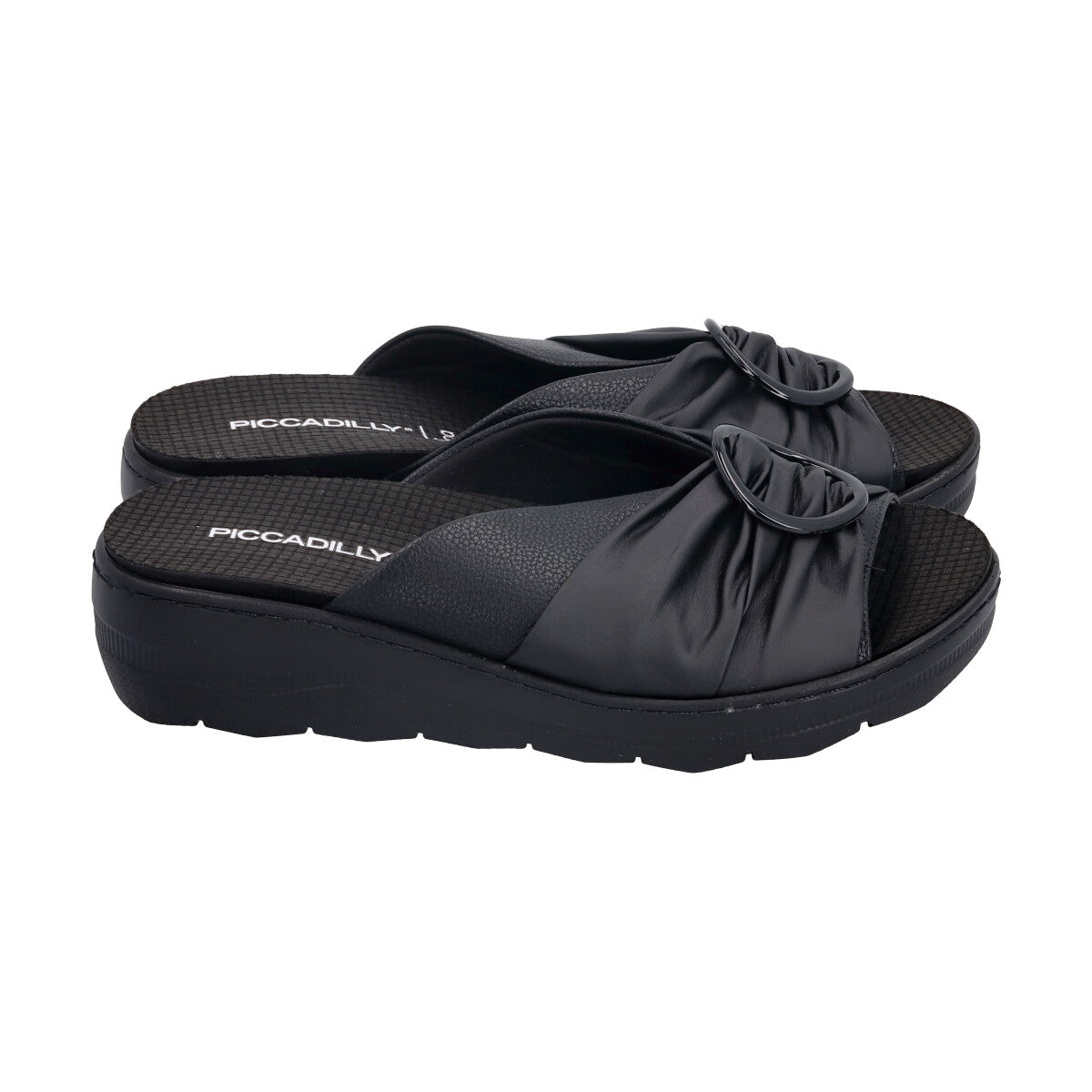 Sandalia Spa Hebilla/Negro