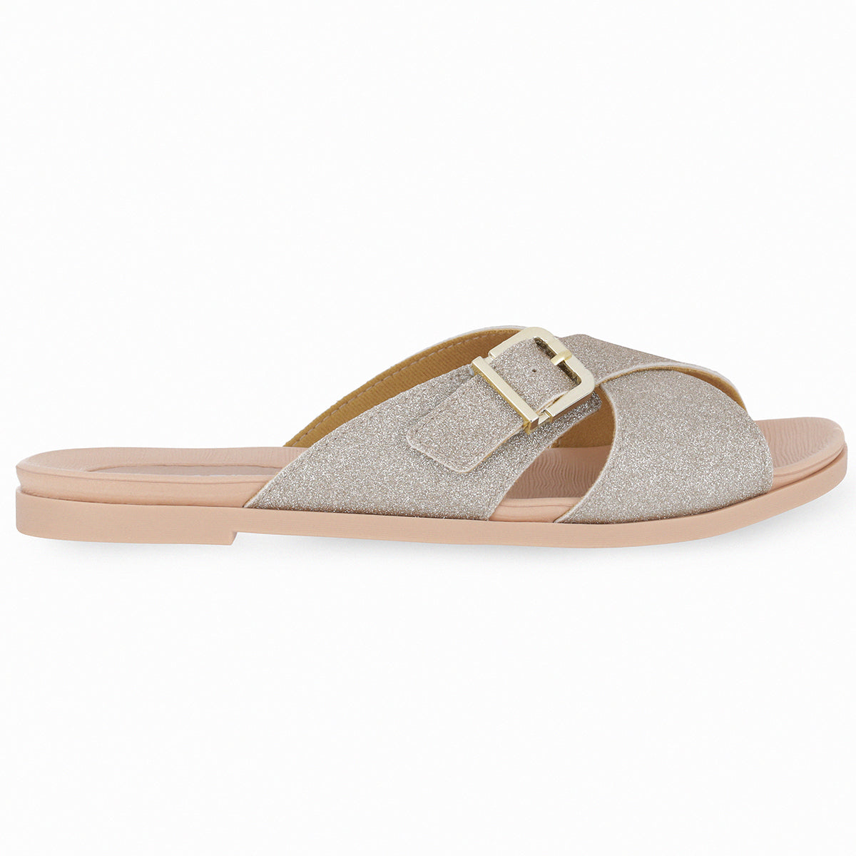 Sandalia Mari Glitter Champagne