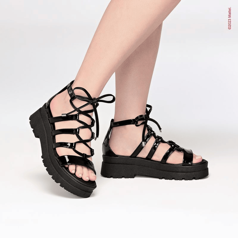 Sandalia Barbie 220072 Negro