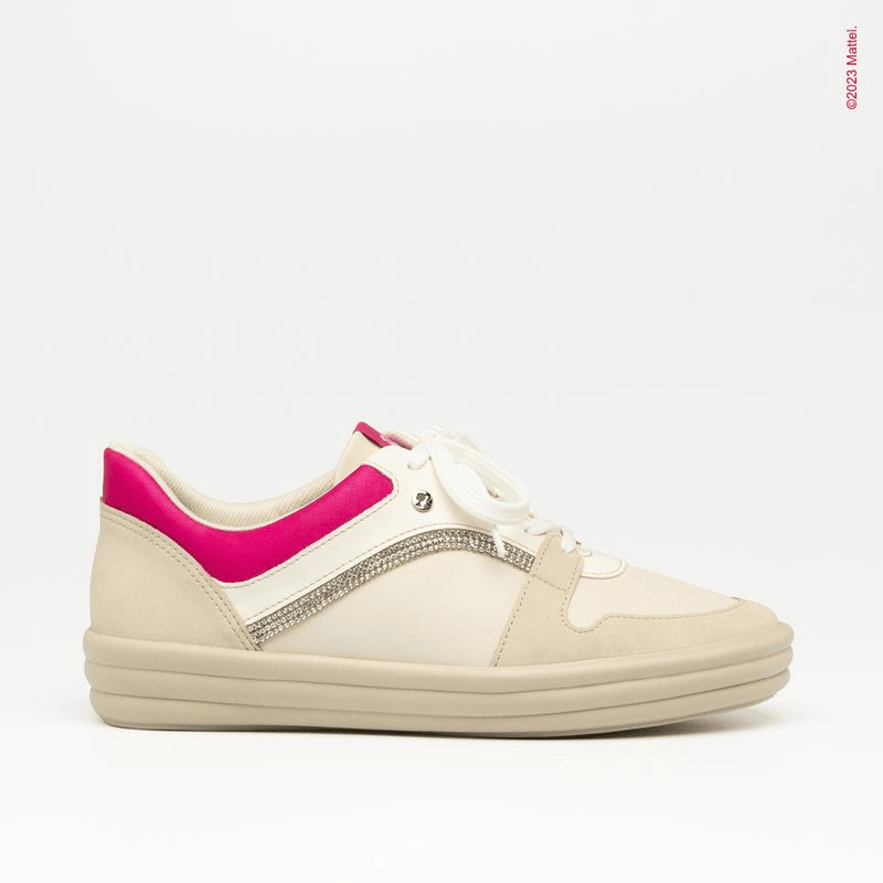 Zapatilla Barbie Rosa/Beige