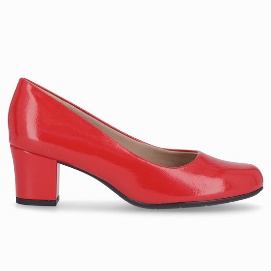 Zapato Laura Rojo/Charol