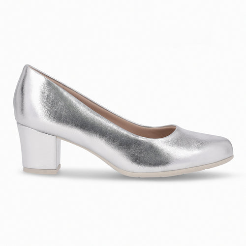 Zapato Laura Plateado