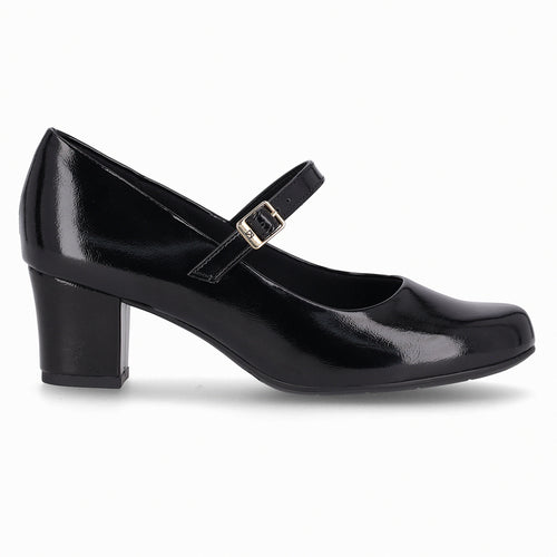Zapato Mary Jane Laura Negro/Charol