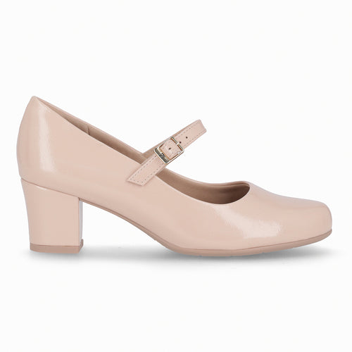 Zapato Mary Jane Rosa/Charol Laura