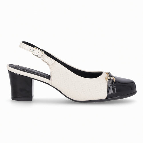 Zapato Laura Negro/Blanco 63