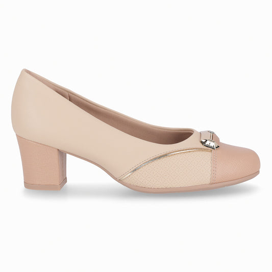 Zapato Laura 02 Nude/Beige
