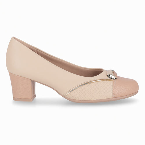 Zapato Laura 02 Nude/Beige