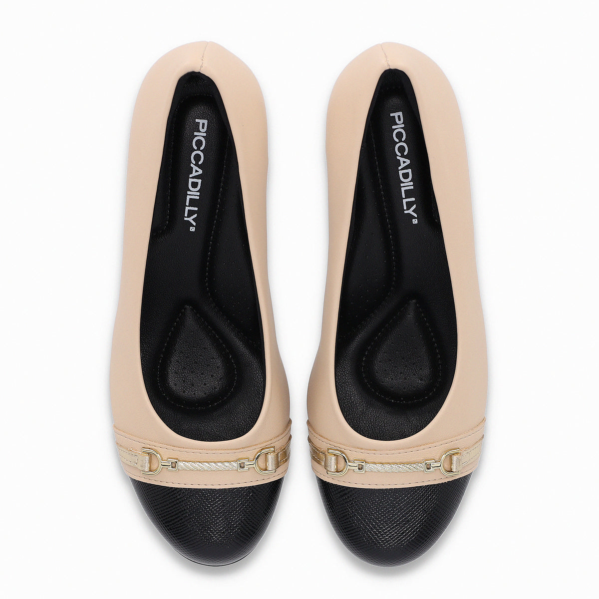 Zapato  Laura 02 Beige/Negro