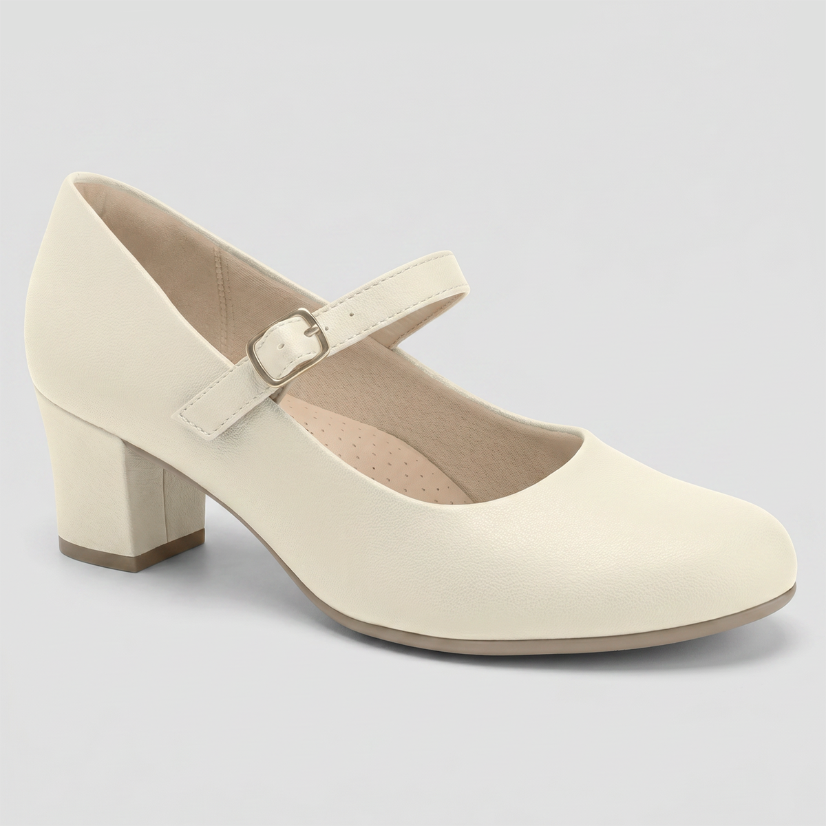 Zapato Mary Jane Laura 04 Crema