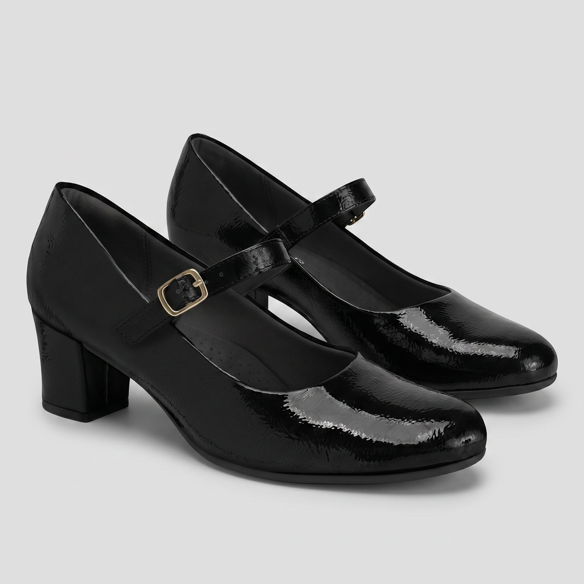 Zapato Mary Jane Laura 04 Negro/Charol