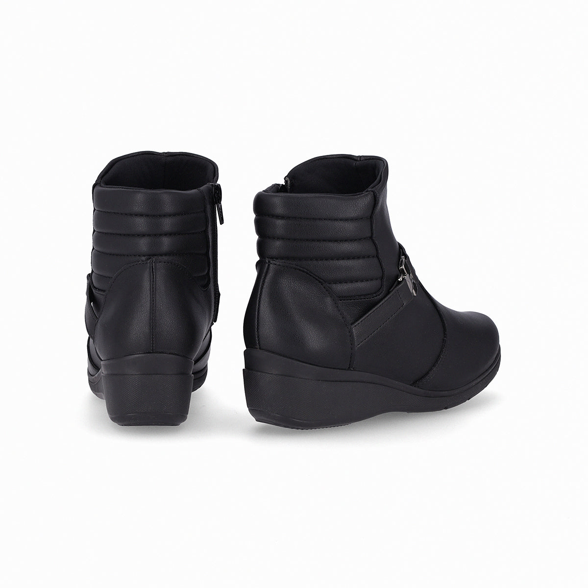 Bota Beth Anabela Negro Piccadilly