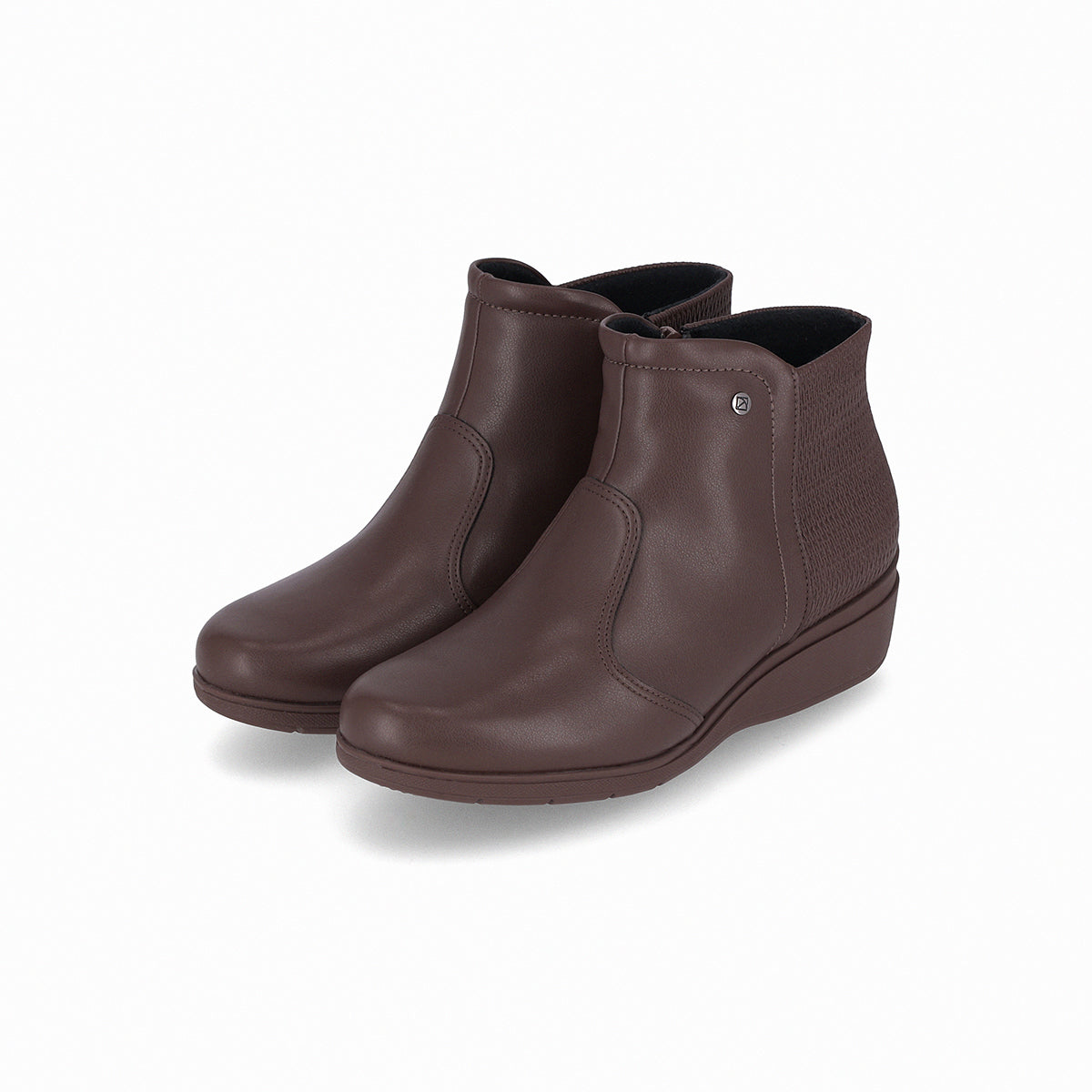 Bota Beth Anabela Chocolate Piccadilly