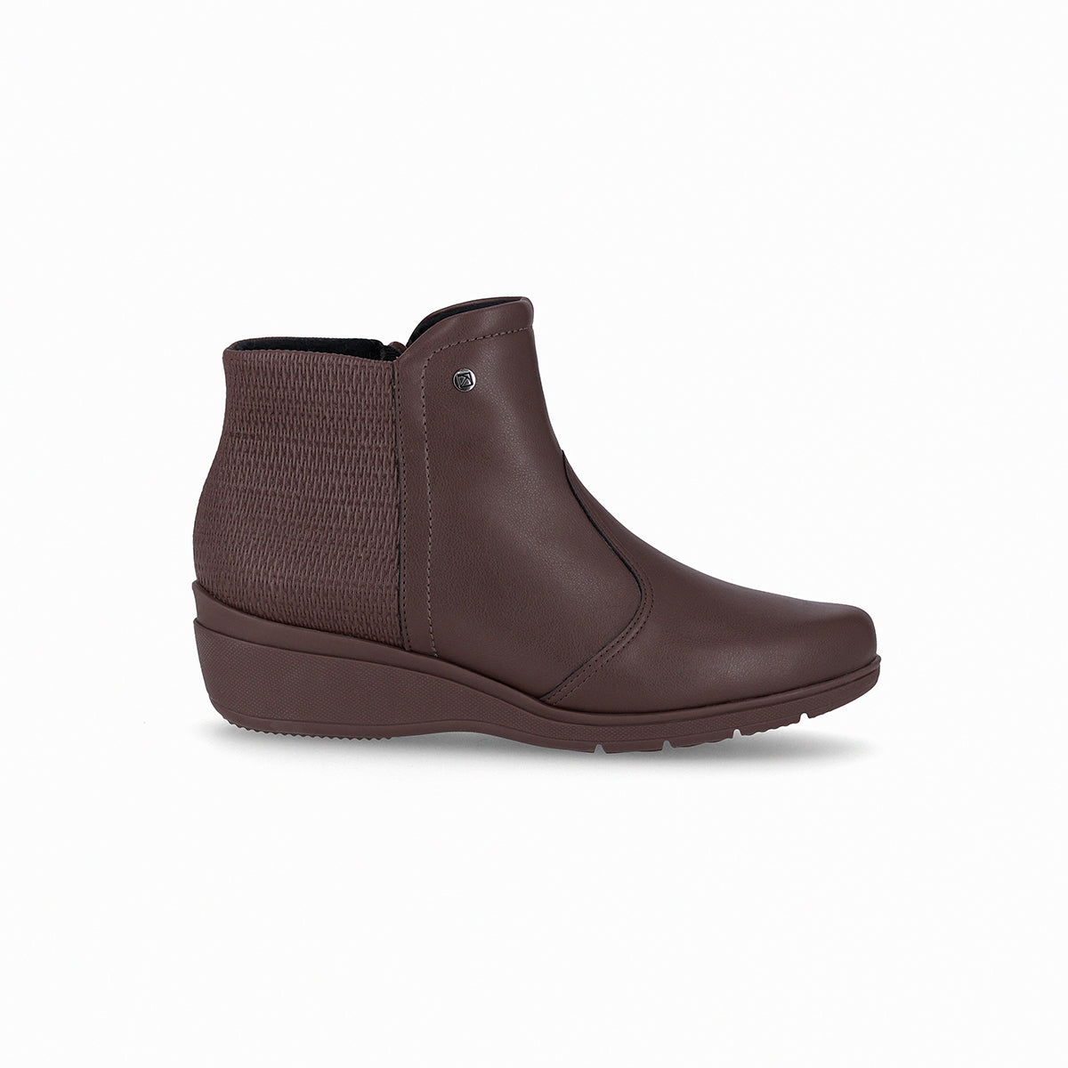 Bota Beth Anabela Chocolate Piccadilly