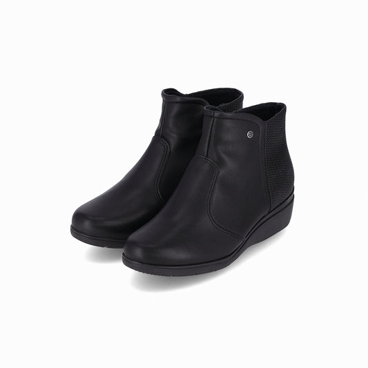 Bota Beth Anabela Negro 250 Piccadilly