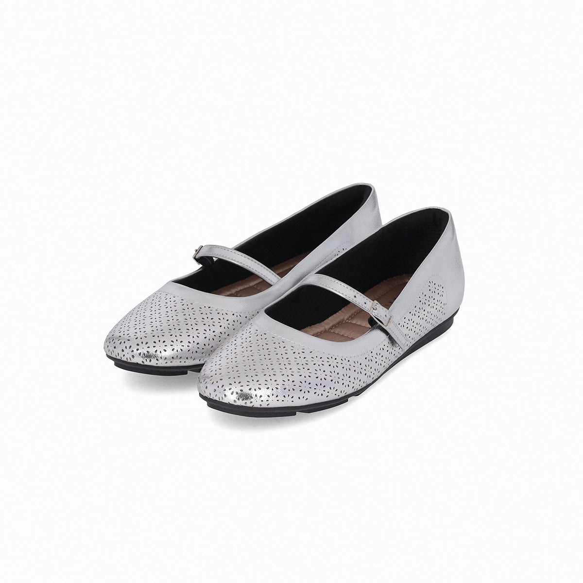 Zapato Mary Jane Plata Piccadilly