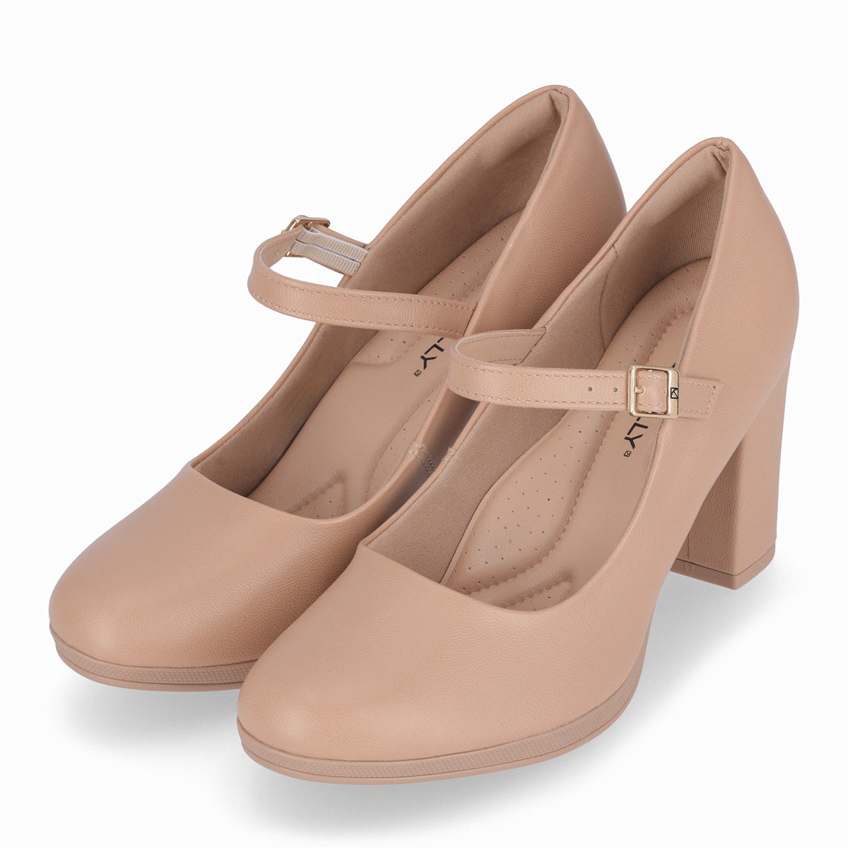 Zapato Mary Jane Deise 012 Nude