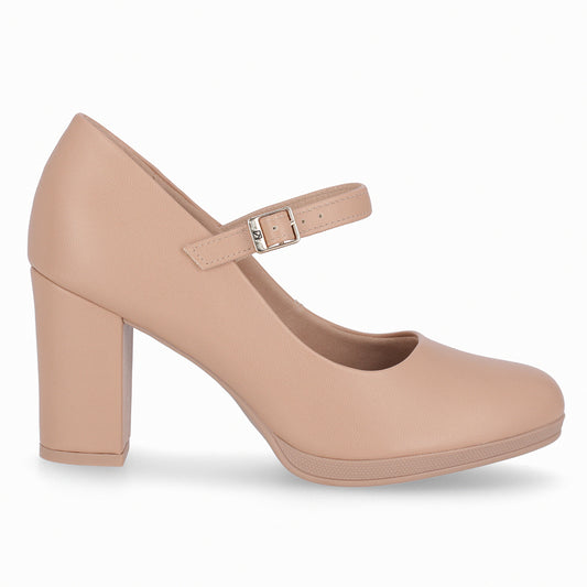 Zapato Mary Jane Deise 012 Nude