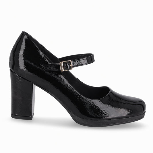 Zapato Mary Jane Deise Negro/Charol