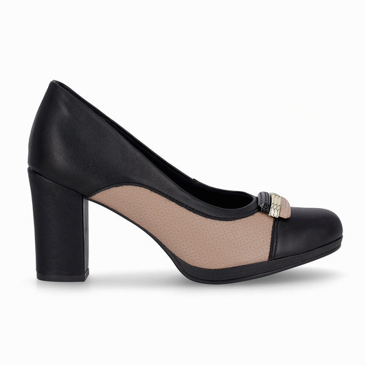 Zapato Deise 013 Negro/Nude